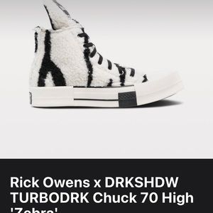 Rick Owens x Drkshdw zebra print